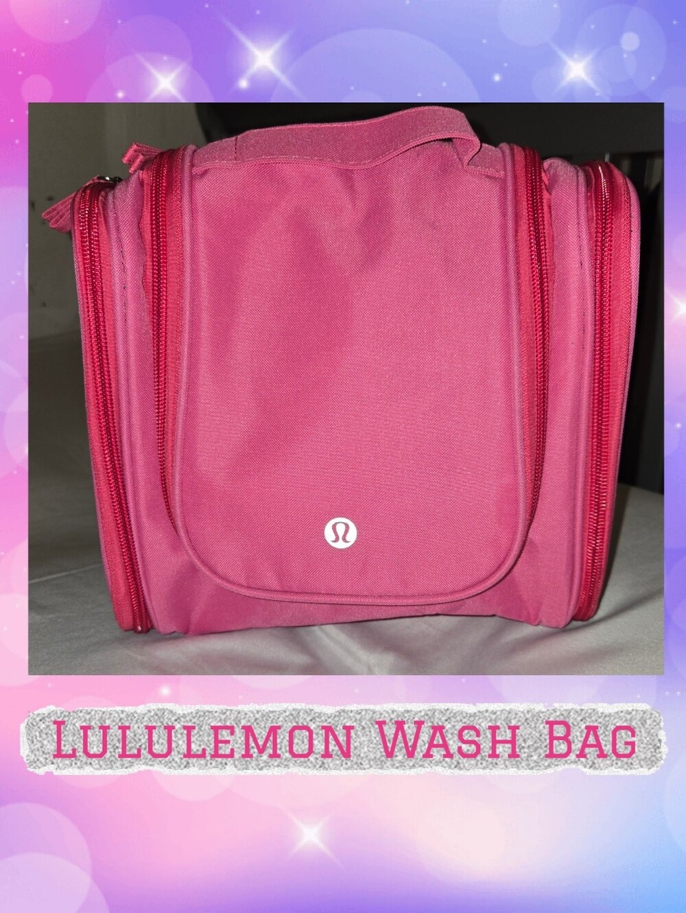 lululemon athletica Pink Travel Wash Bag